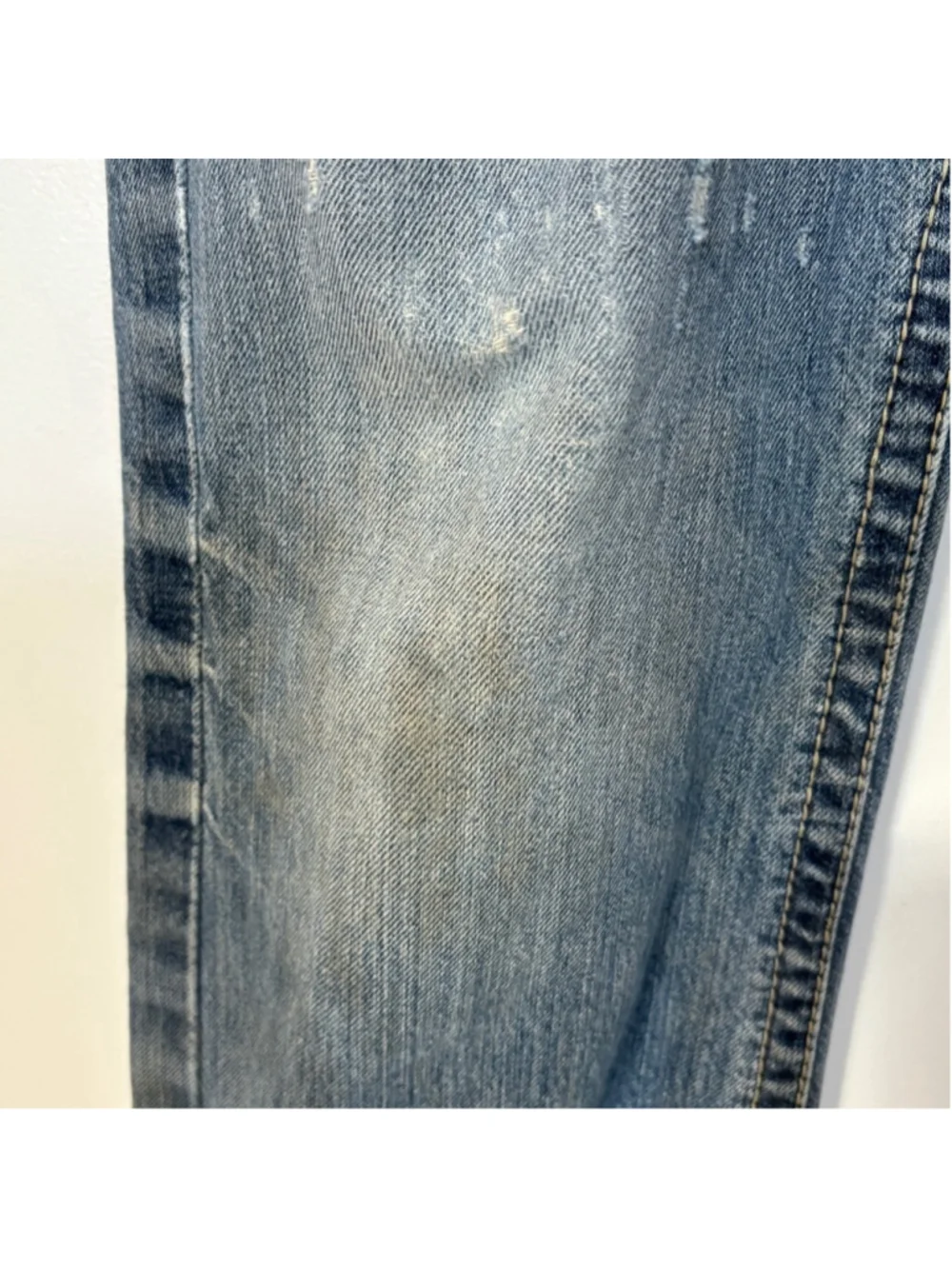 Ariat M5 Jeans Blue Men's Size 34 Straight Leg Country Western Cowboy STAINS